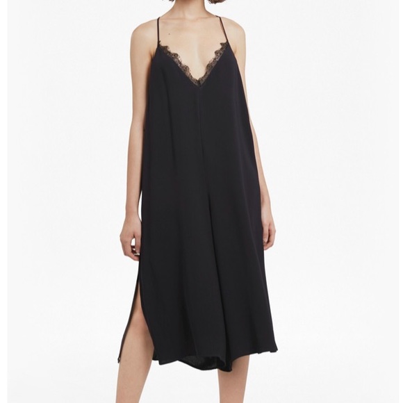 French Connection Pants - New Women’s Esther Crepe Strappy Navy Jumpsuit